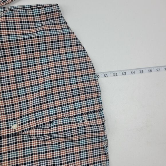 Pendleton‎ Bridgeport long sleeve button down shirt mens plaid blue L 3105 - Picture 7 of 10